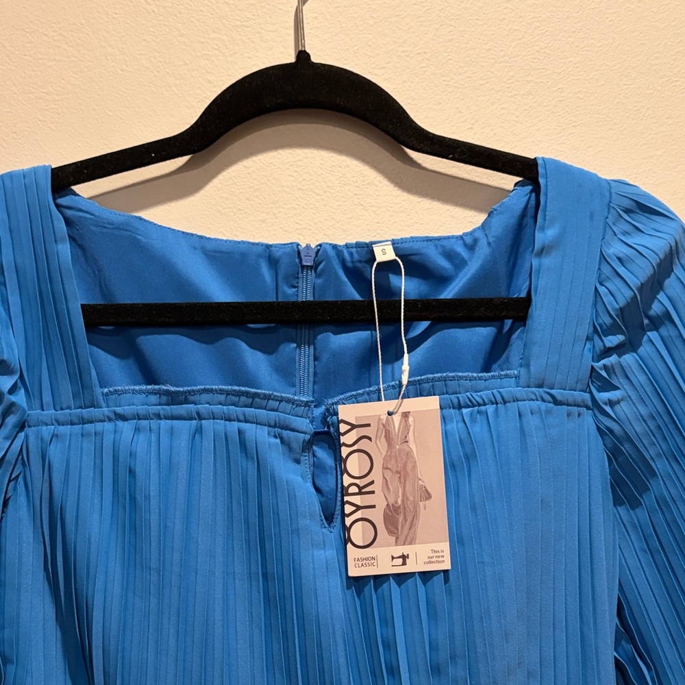 Blue Mini Dress - Picture 2 of 4